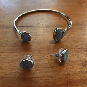 Stella & Dot Duzy Cuff & Earrings (Studs)
